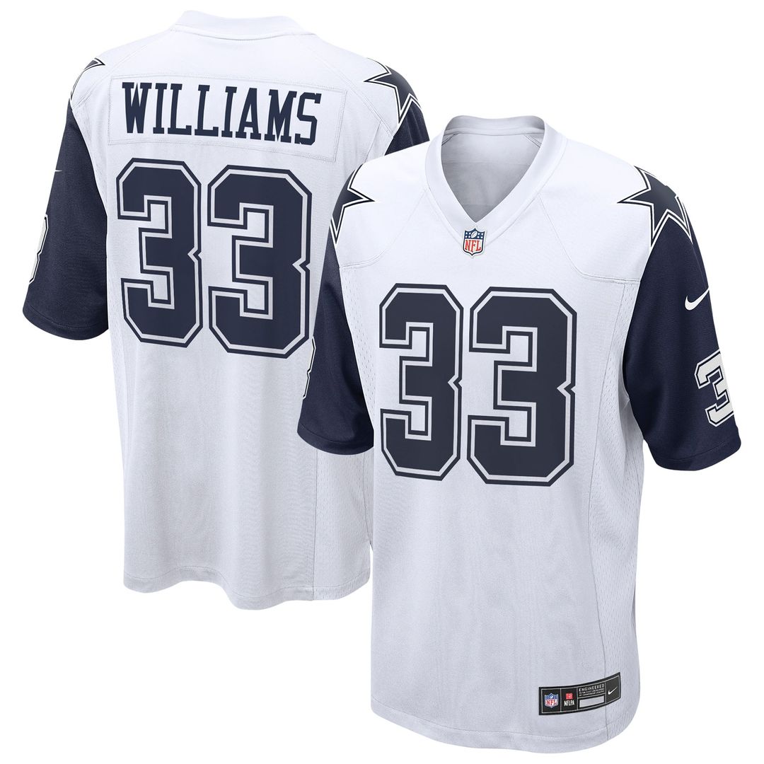 Dallas Cowboys Javonte Williams Nike White Alternate Game product image 4
