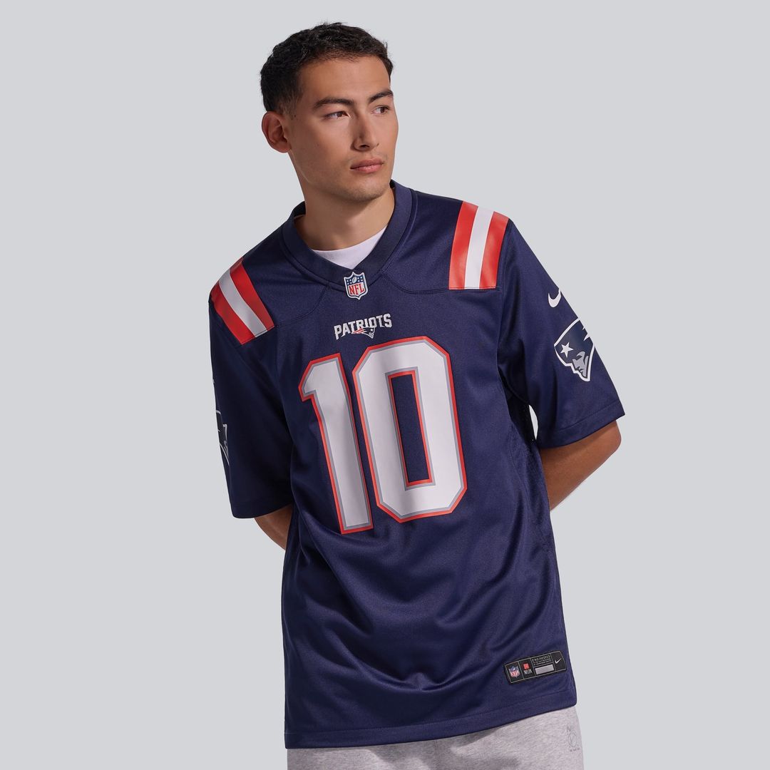 New England Patriots Drake Maye Nike White Game Jersey product image 8
