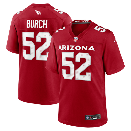 Arizona Cardinals Jordan Burch Nike Cardinal Game Jersey product image 1