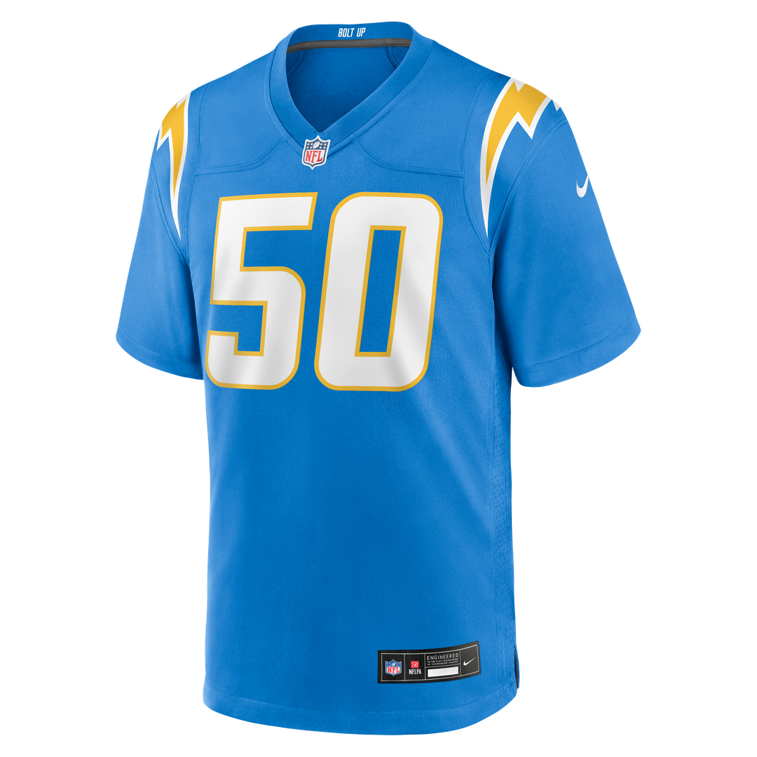 Los Angeles Chargers Caleb Murphy Nike Powder Blue Game product image 2