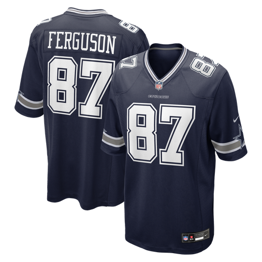 Dallas Cowboys Jake Ferguson Nike Navy Game Jersey product image 1
