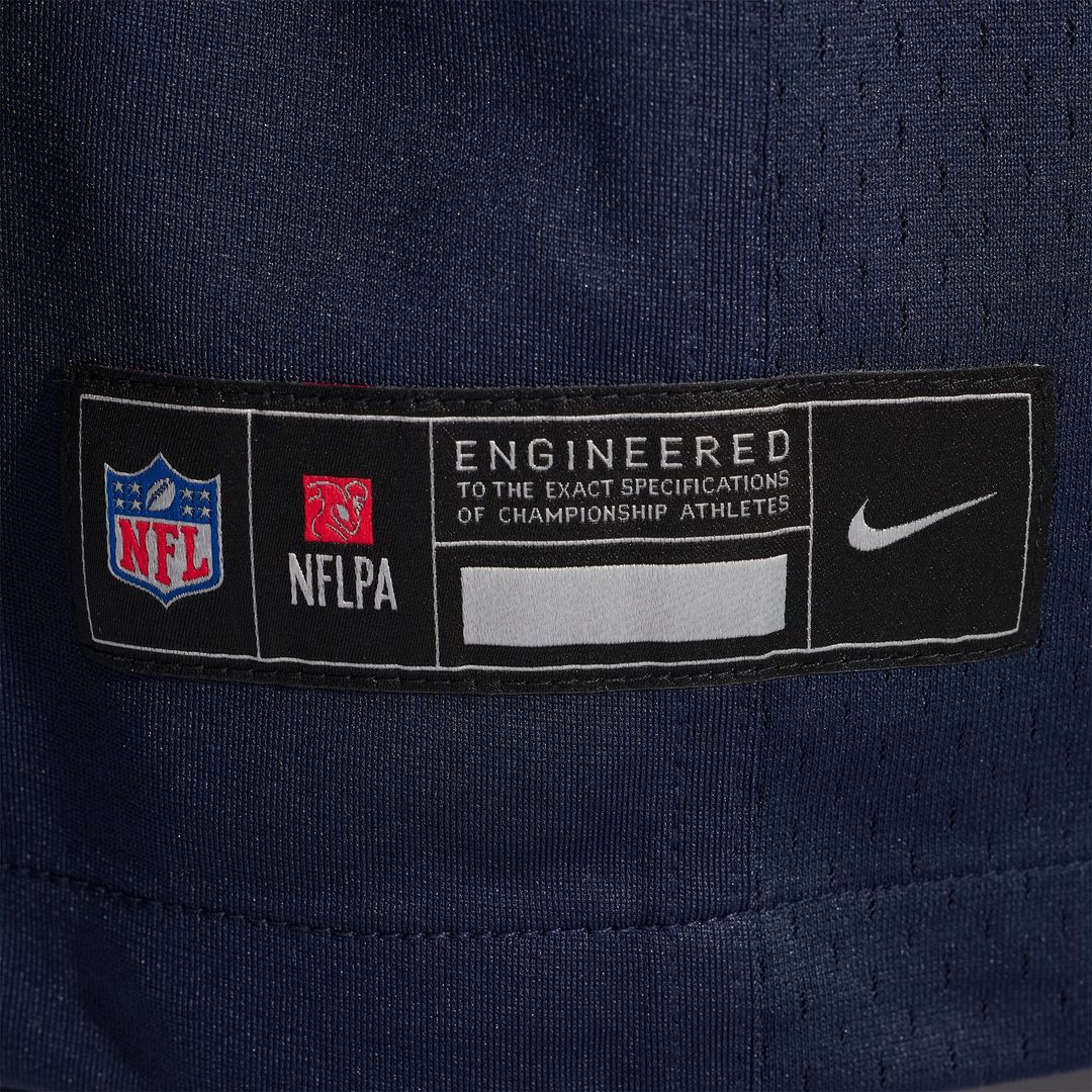 Chicago Bears Jaylon Jones Nike Navy Game Jersey product image 6