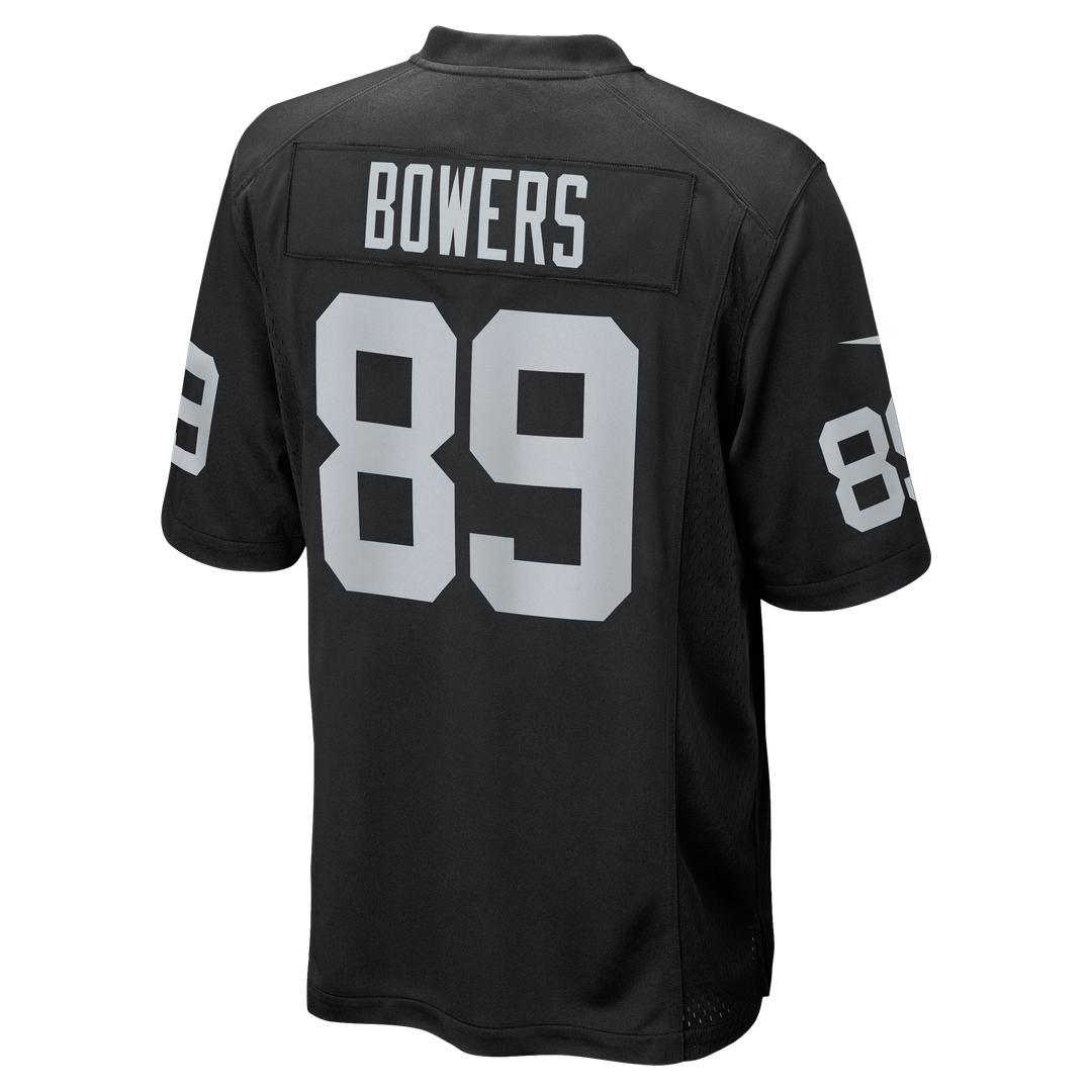 Las Vegas Raiders Brock Bowers Nike Black Game Jersey product image 21