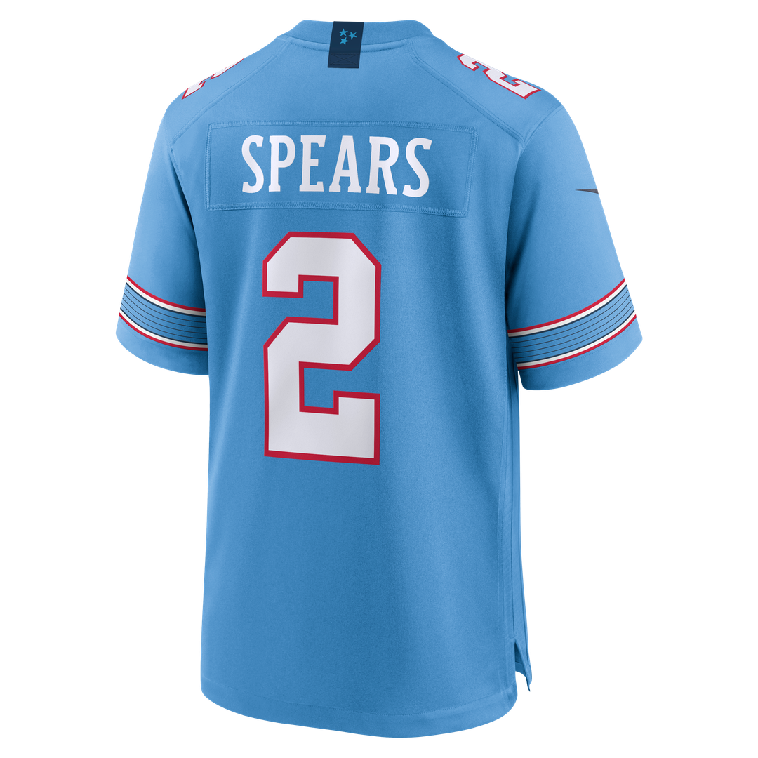 Tennessee Titans Tyjae Spears Nike Light Blue Game Jersey product image 3