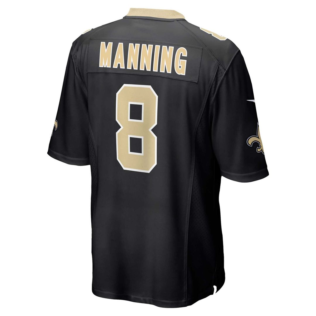 New Orleans Saints Archie Manning Nike Black Retired Game product image 3