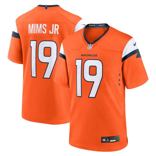 Denver Broncos Marvin Mims Jr Nike Orange Game Jersey product image 1