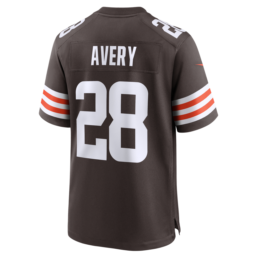 Cleveland Browns Tre Avery Nike Brown Game Jersey product image 3