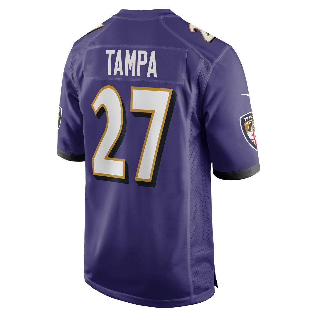 Baltimore Ravens T.J. Tampa Nike Purple Game Jersey product image 3