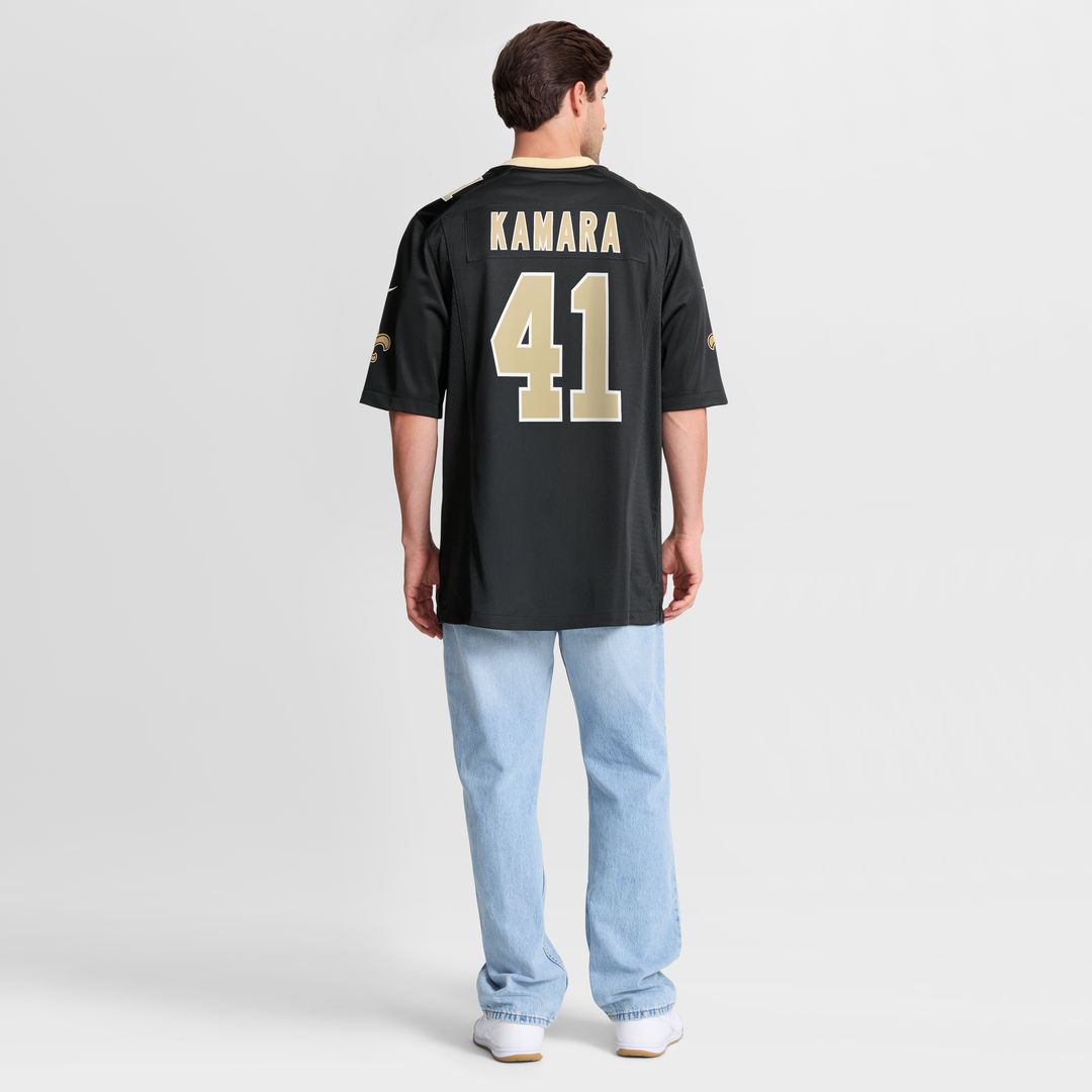 New Orleans Saints Alvin Kamara Nike Black Game Jersey product image 8