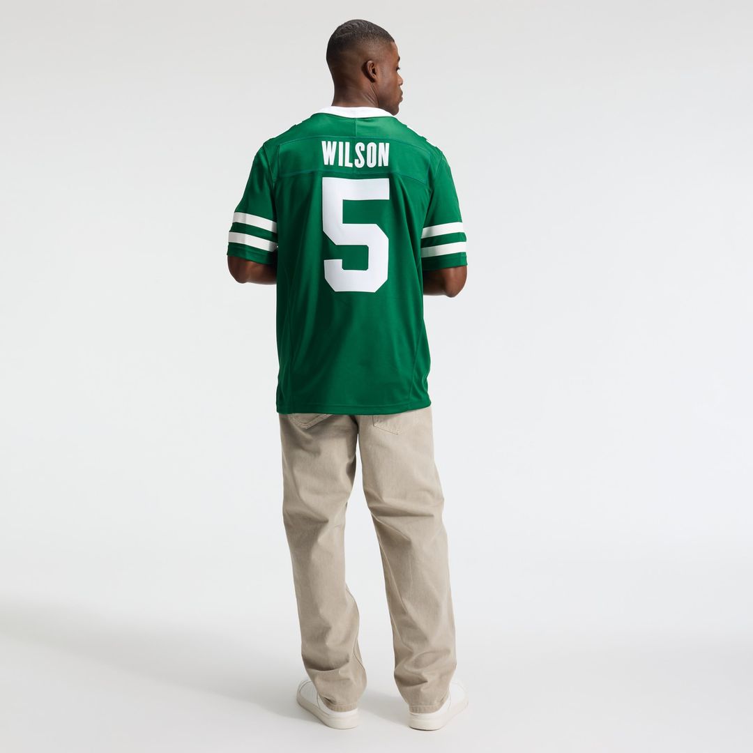 New York Jets Garrett Wilson Nike Legacy Green Team Vapor product image 5