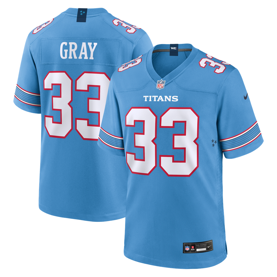 Tennessee Titans Cedric Gray Nike Light Blue Game Jersey product image 1