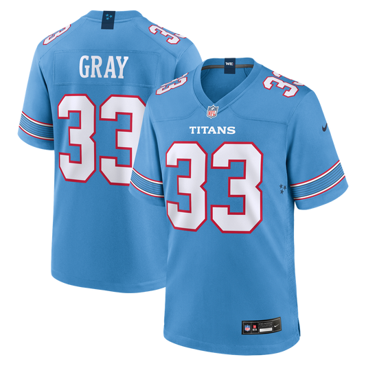 Tennessee Titans Cedric Gray Nike Light Blue Game Jersey product image 1