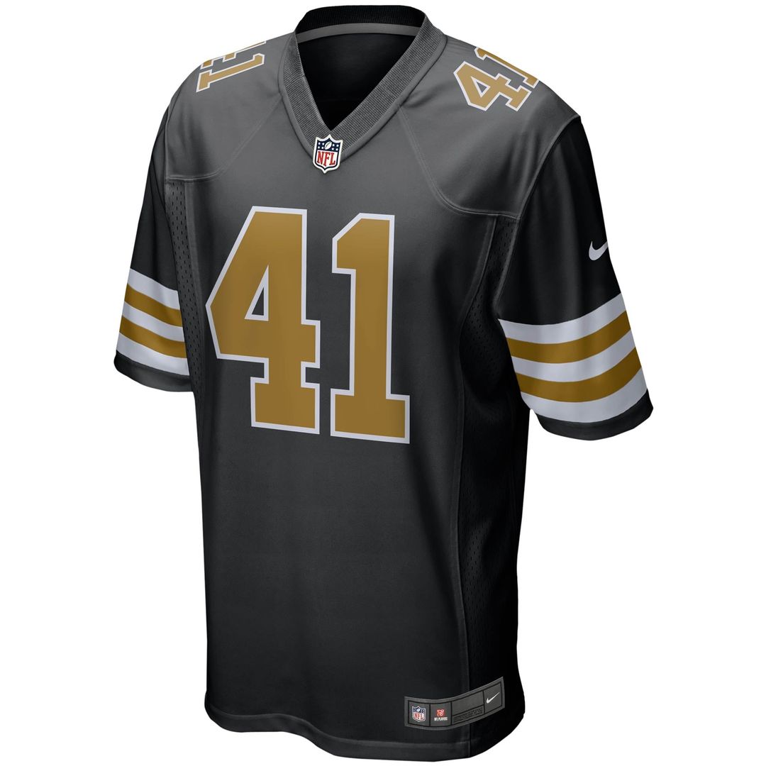 New Orleans Saints Alvin Kamara Nike Black Alternate Game product image 2
