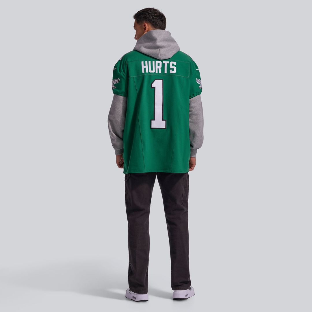 Philadelphia Eagles Jalen Hurts Nike Kelly Green Alternate product image 5