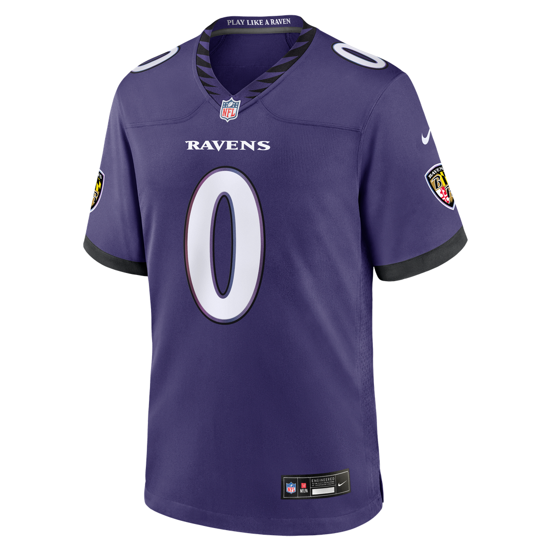 Baltimore Ravens Roquan Smith Nike Purple Game Jersey product image 6