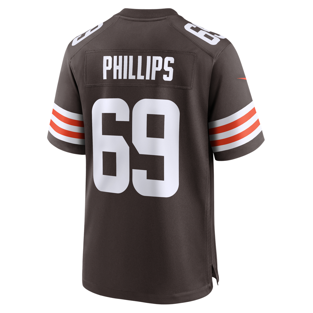 Cleveland Browns Tyre Phillips Nike Brown Game Jersey product image 3