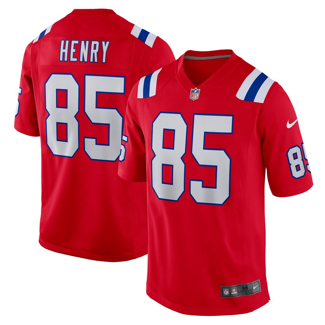 New England Patriots Hunter Henry Nike Red Game Alternate product image 1