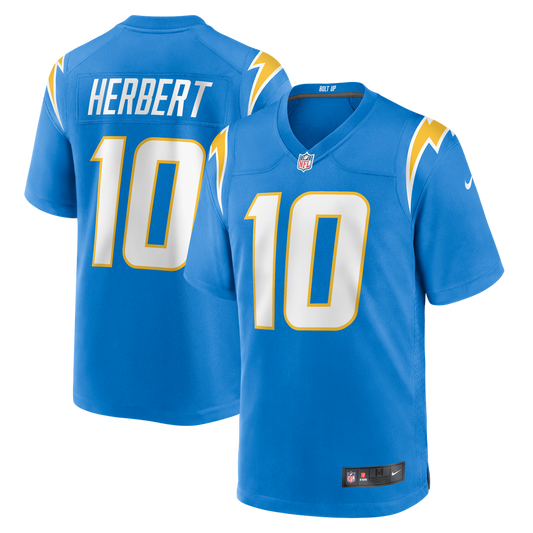 Los Angeles Chargers Justin Herbert Nike Powder Blue Game product image 1