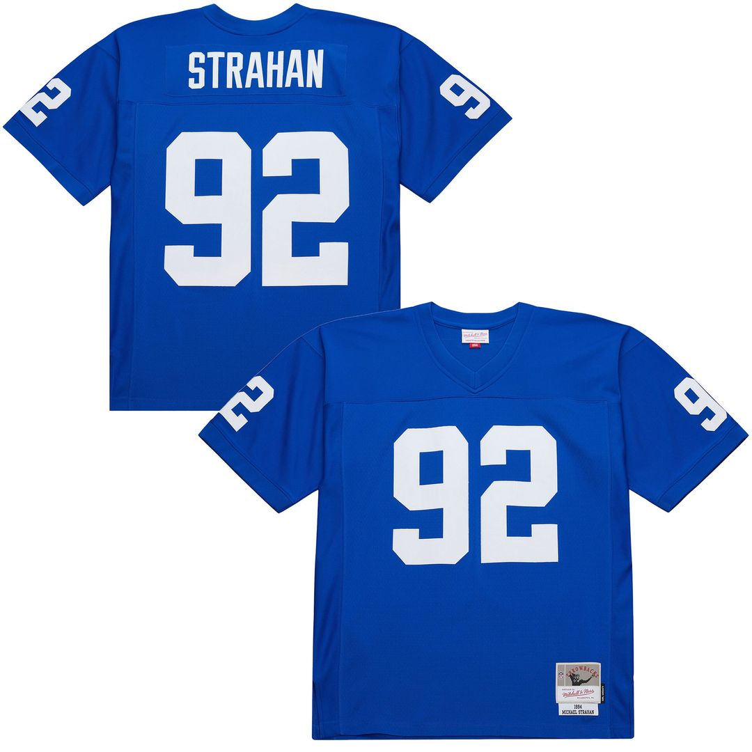 New York Giants Michael Strahan Mitchell & Ness Royal 1994 product image 1