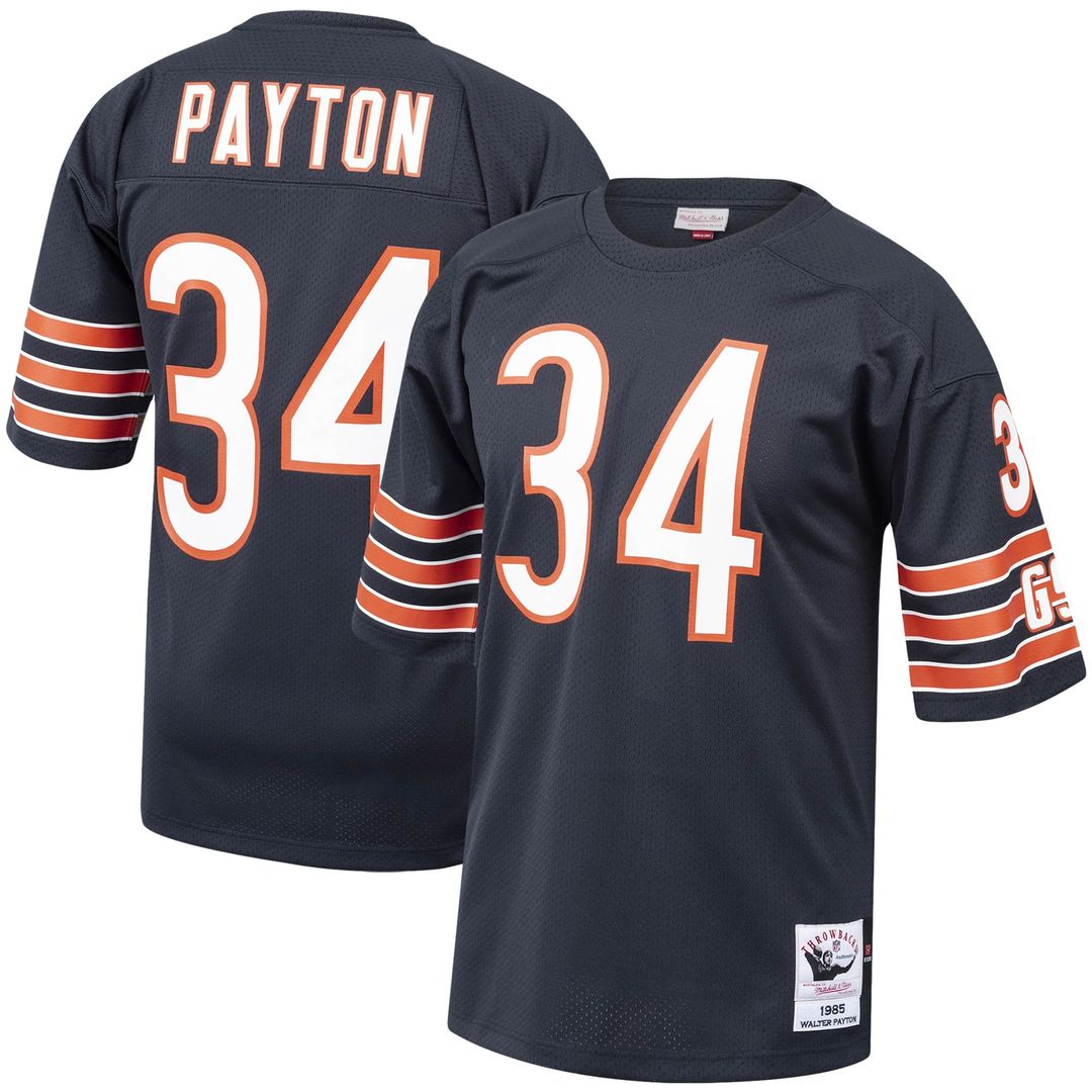 Chicago Bears 1985 Walter Payton Mitchell & Ness Navy product image 1