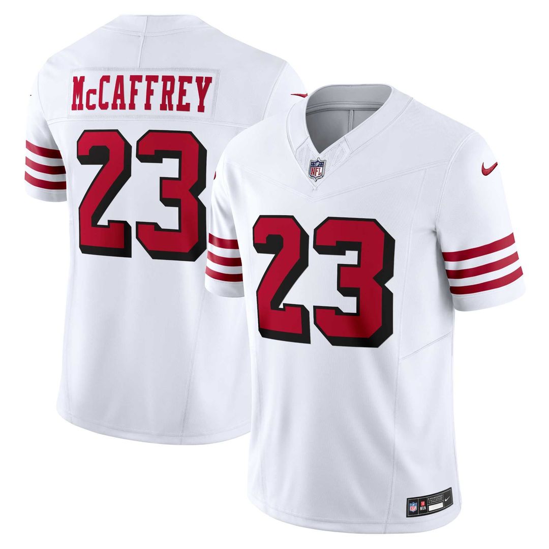 San Francisco 49ers Christian McCaffrey Nike White Vapor product image 11