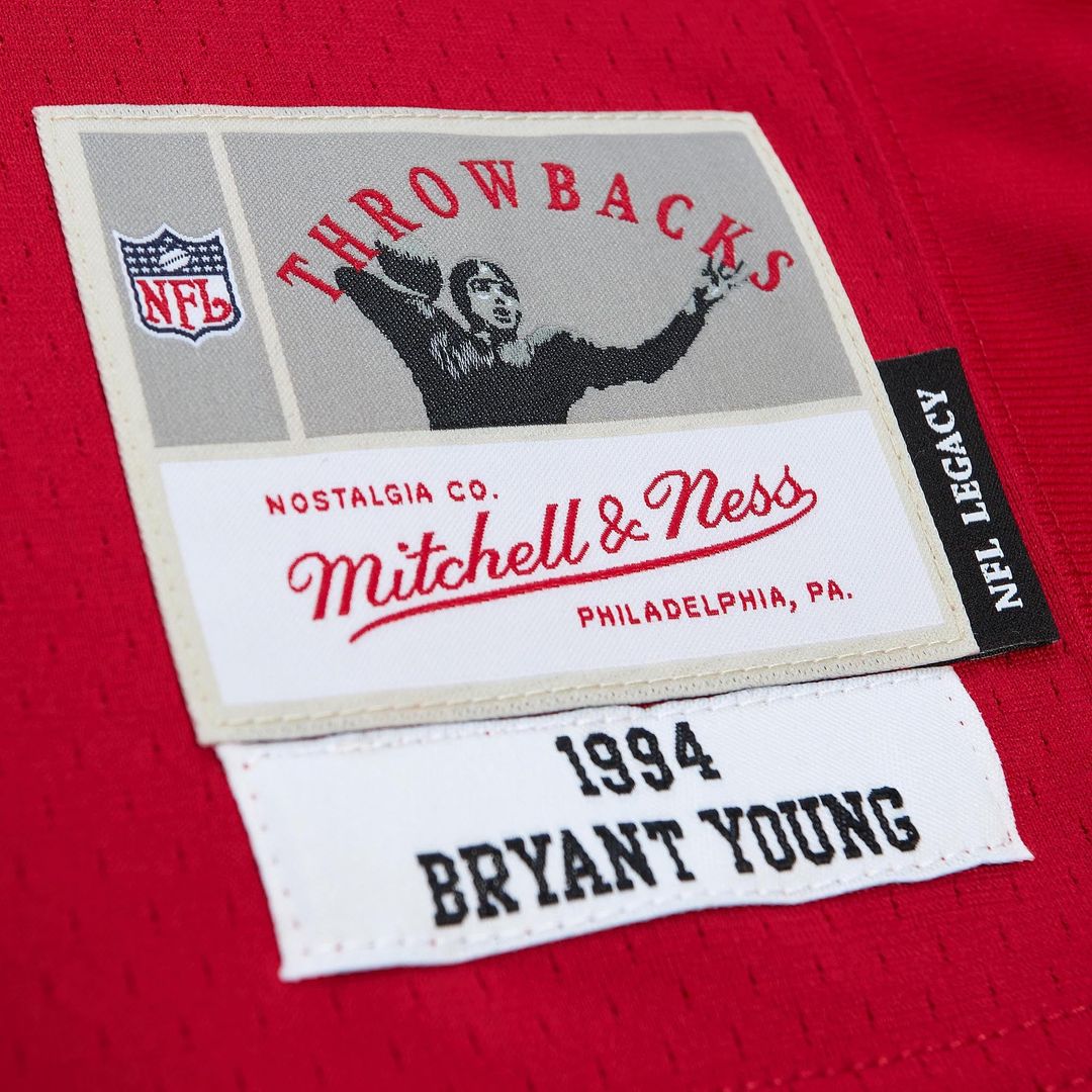 San Francisco 49ers Bryant Young Mitchell & Ness Scarlet product image 11