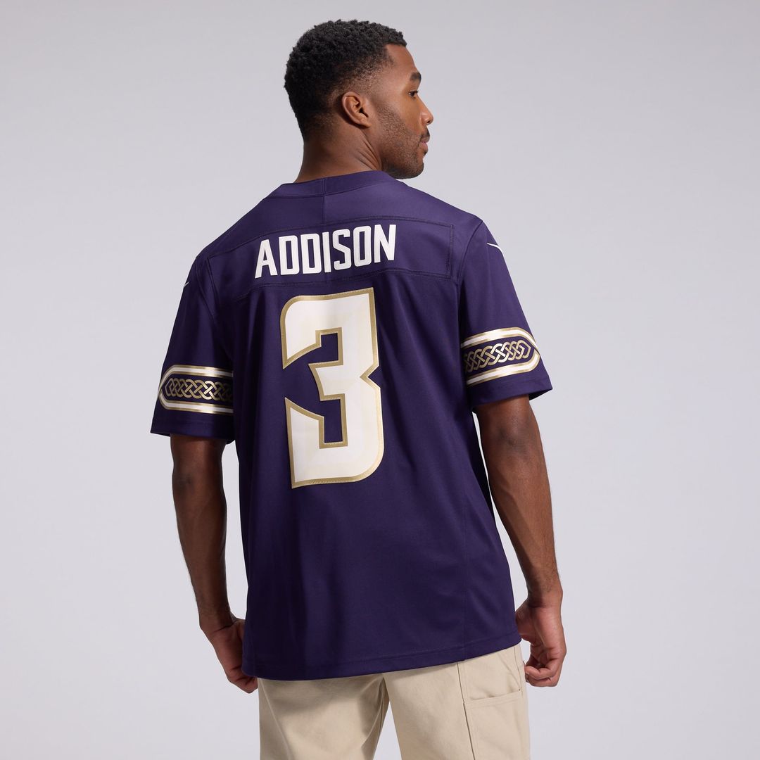 Minnesota Vikings Jordan Addison Nike Purple 2026 Rivalries product image 3