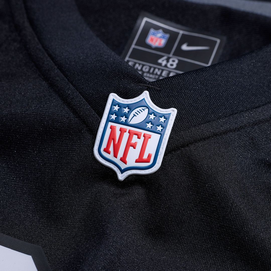 Las Vegas Raiders DJ Glaze Nike Black Game Jersey product image 4
