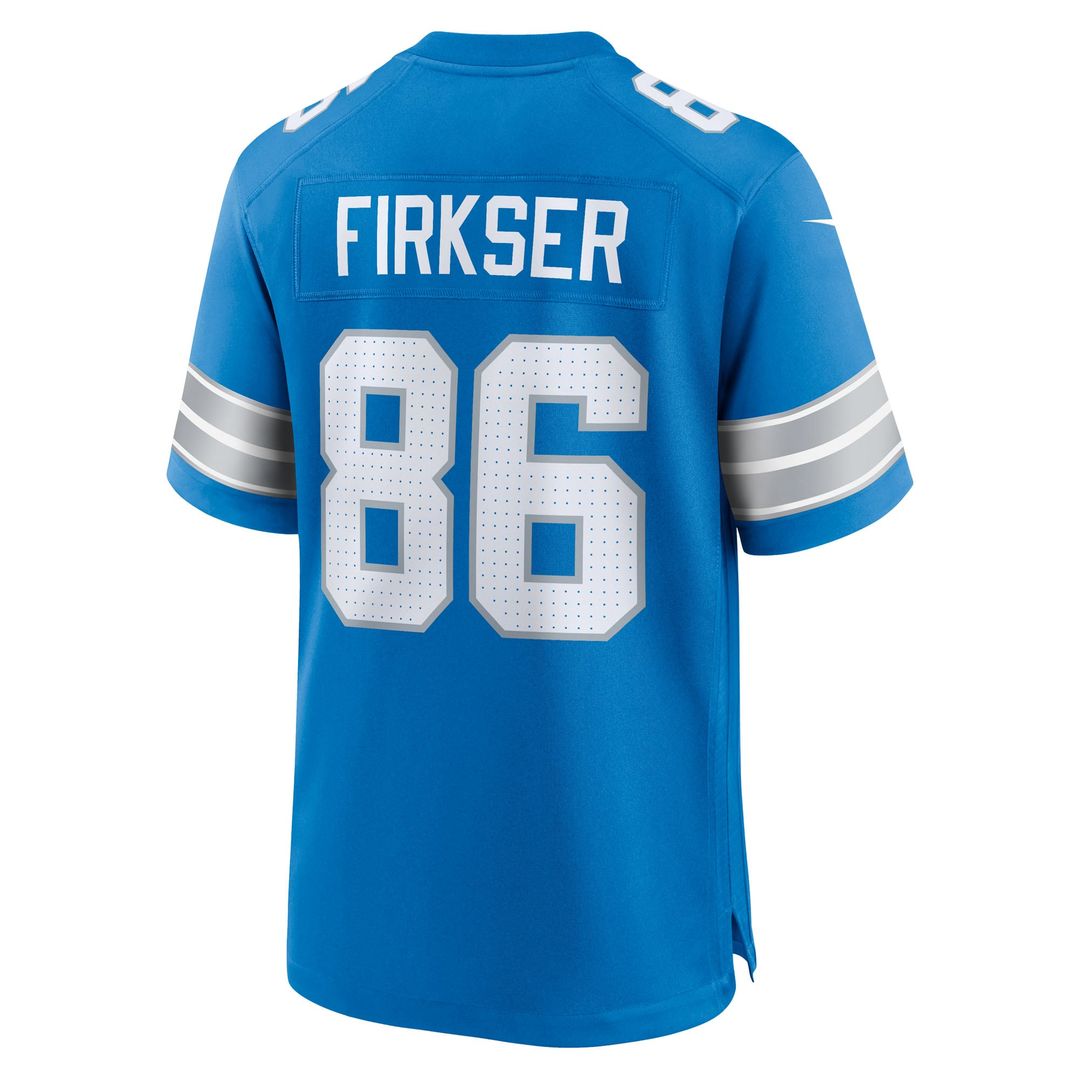 Detroit Lions Anthony Firkser Nike Blue Game Jersey product image 3