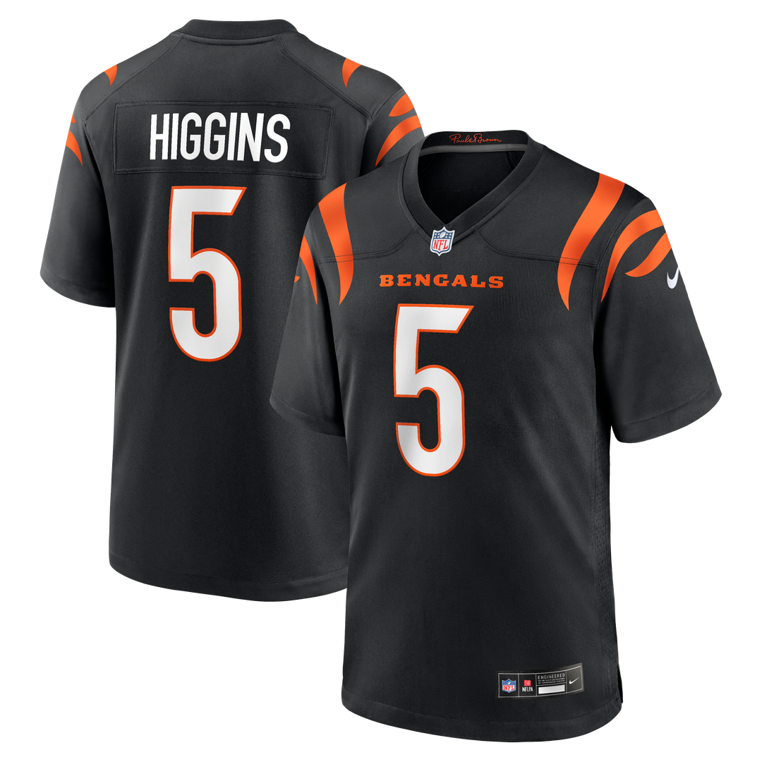 Cincinnati Bengals Tee Higgins Nike White Game Jersey product image 7