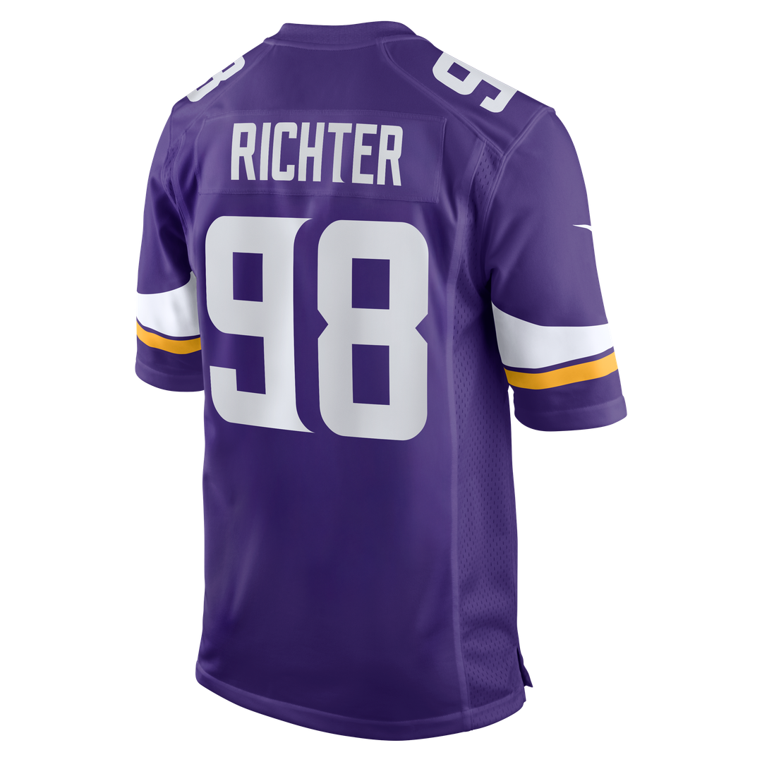 Minnesota Vikings Bo Richter Nike Purple Game Jersey product image 3