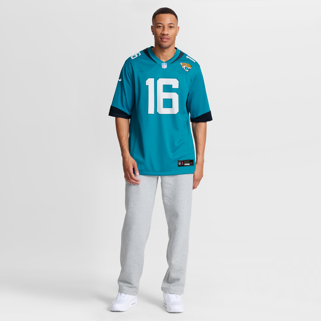 Jacksonville Jaguars Trevor Lawrence Nike Teal Game Jersey product image 7