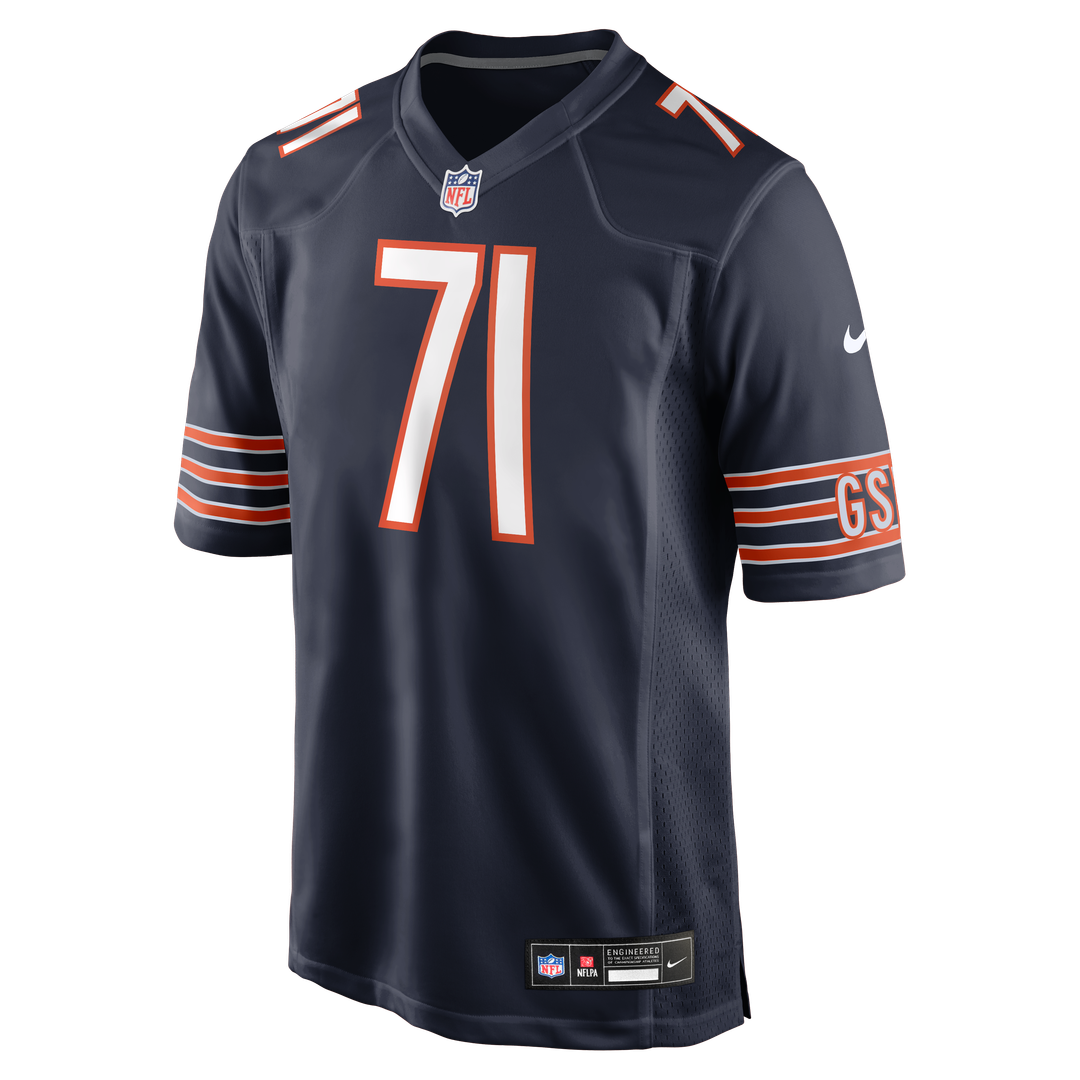 Chicago Bears Jedrick Wills Jr. Nike Navy Game Jersey product image 2