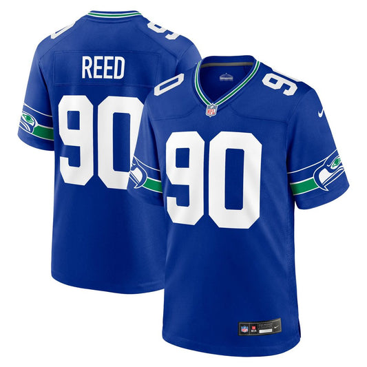 Seattle Seahawks Jarran Reed Nike Royal Alternate Game product image 1