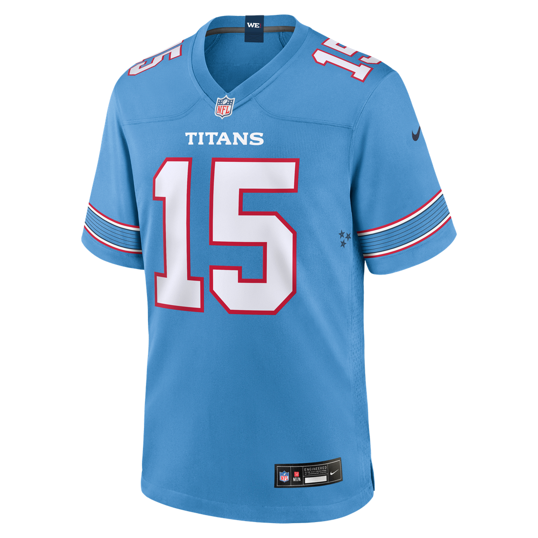 Tennessee Titans Keldric Faulk Nike Light Blue Game Jersey product image 2