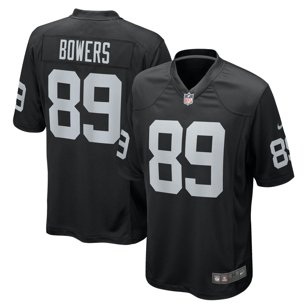 Las Vegas Raiders Brock Bowers Nike Black Game Jersey product image 15