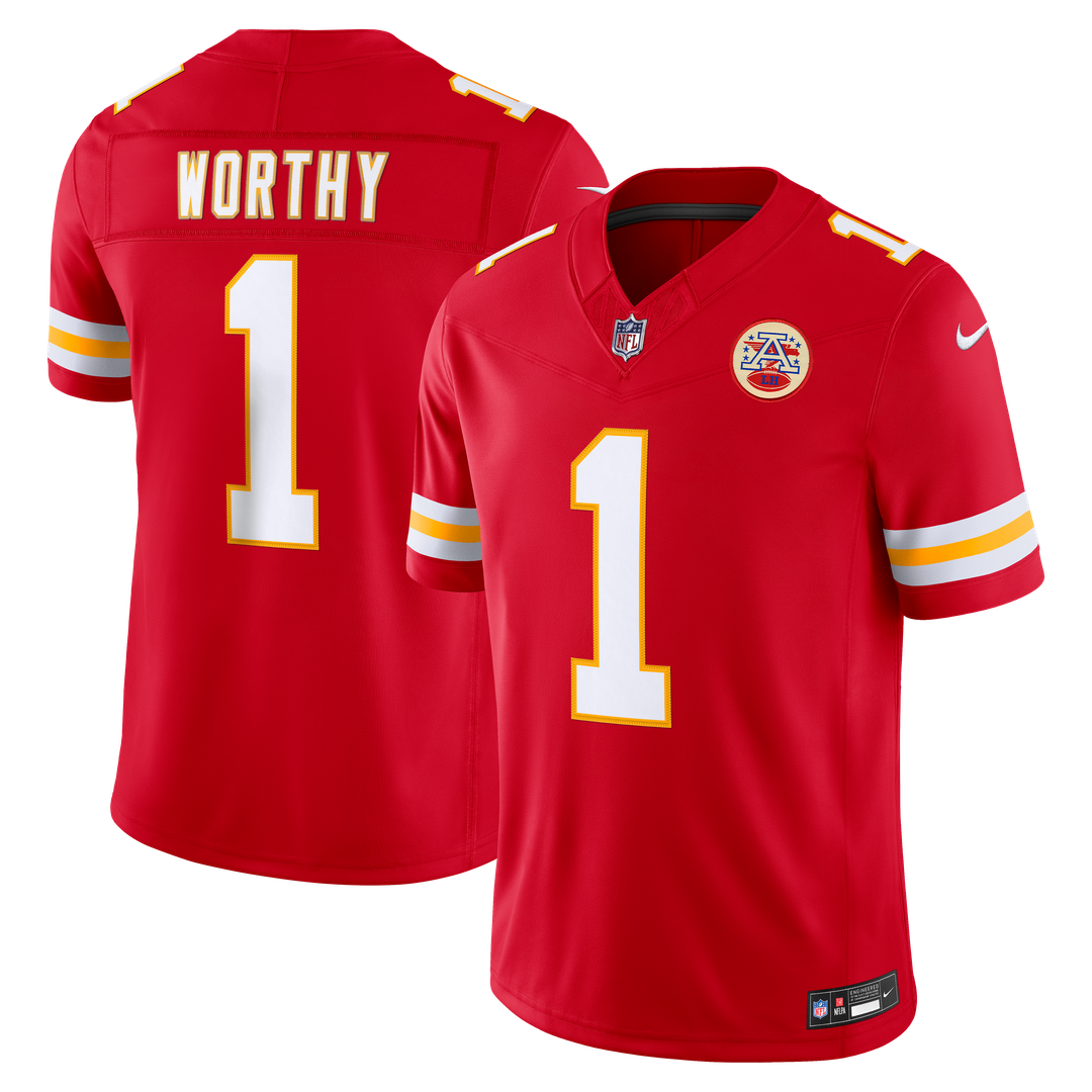 Kansas City Chiefs Xavier Worthy Nike Red Team Vapor FUSE product image 1