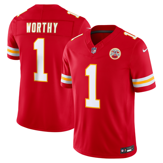 Kansas City Chiefs Xavier Worthy Nike Red Team Vapor FUSE product image 1
