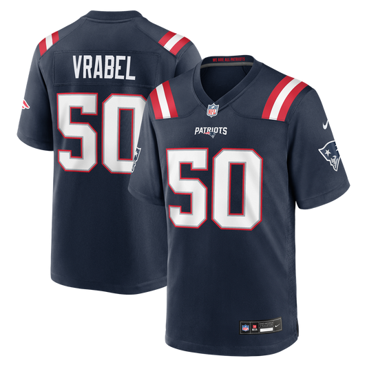 New England Patriots Mike Vrabel Nike Navy Retired Player product image 1