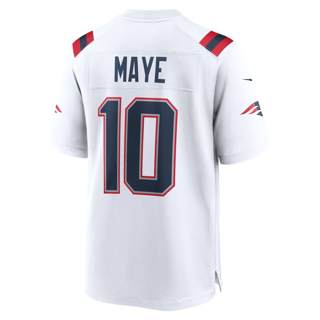 New England Patriots Drake Maye Nike White Game Jersey product image 6