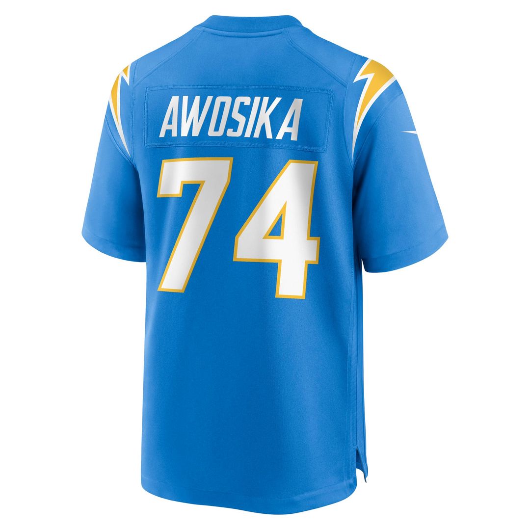 Los Angeles Chargers Kayode Awosika Nike Powder Blue Game product image 3