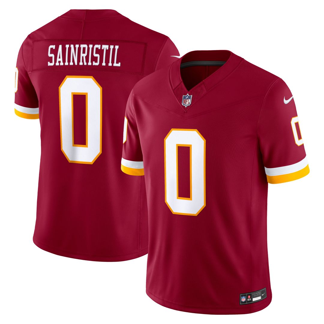 Washington Commanders Mike Sainristil Nike White Vapor FUSE product image 7