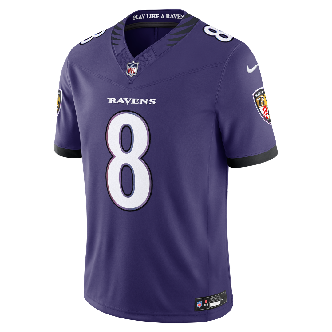 Baltimore Ravens Lamar Jackson Nike Purple Team Vapor FUSE product image 2