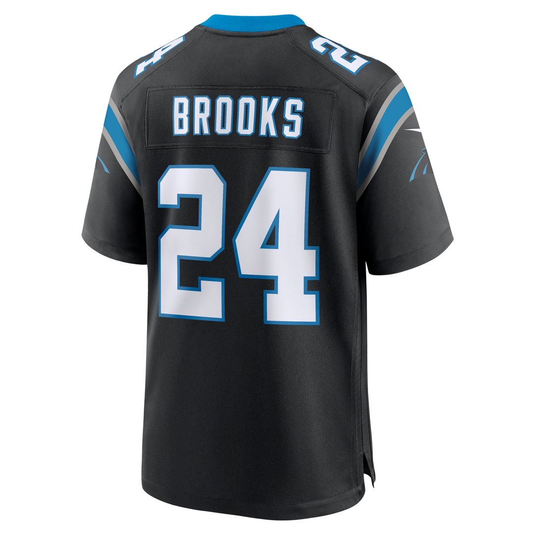 Carolina Panthers Jonathon Brooks Nike Black Game Jersey product image 3