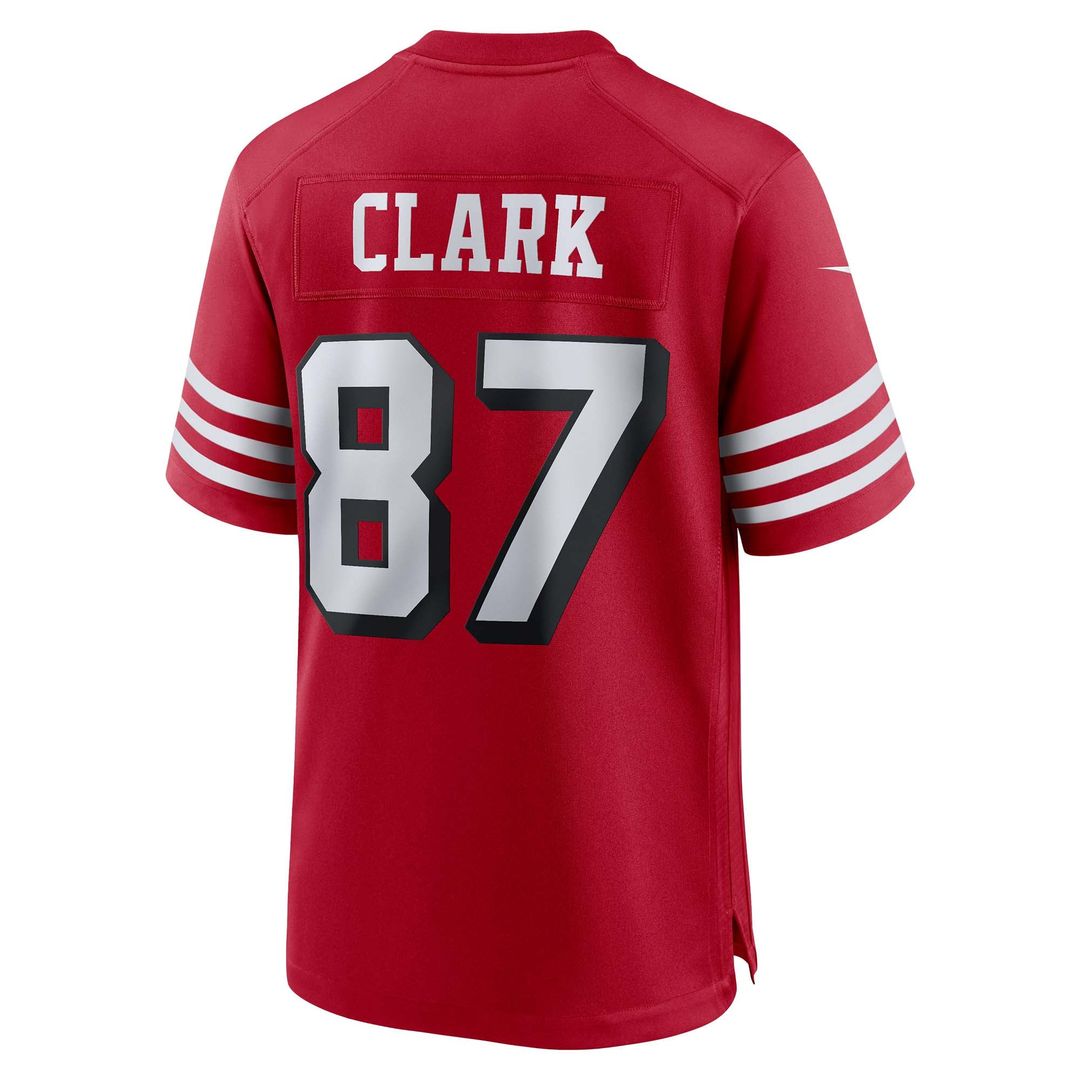 San Francisco 49ers Dwight Clark Nike Scarlet Retired product image 3