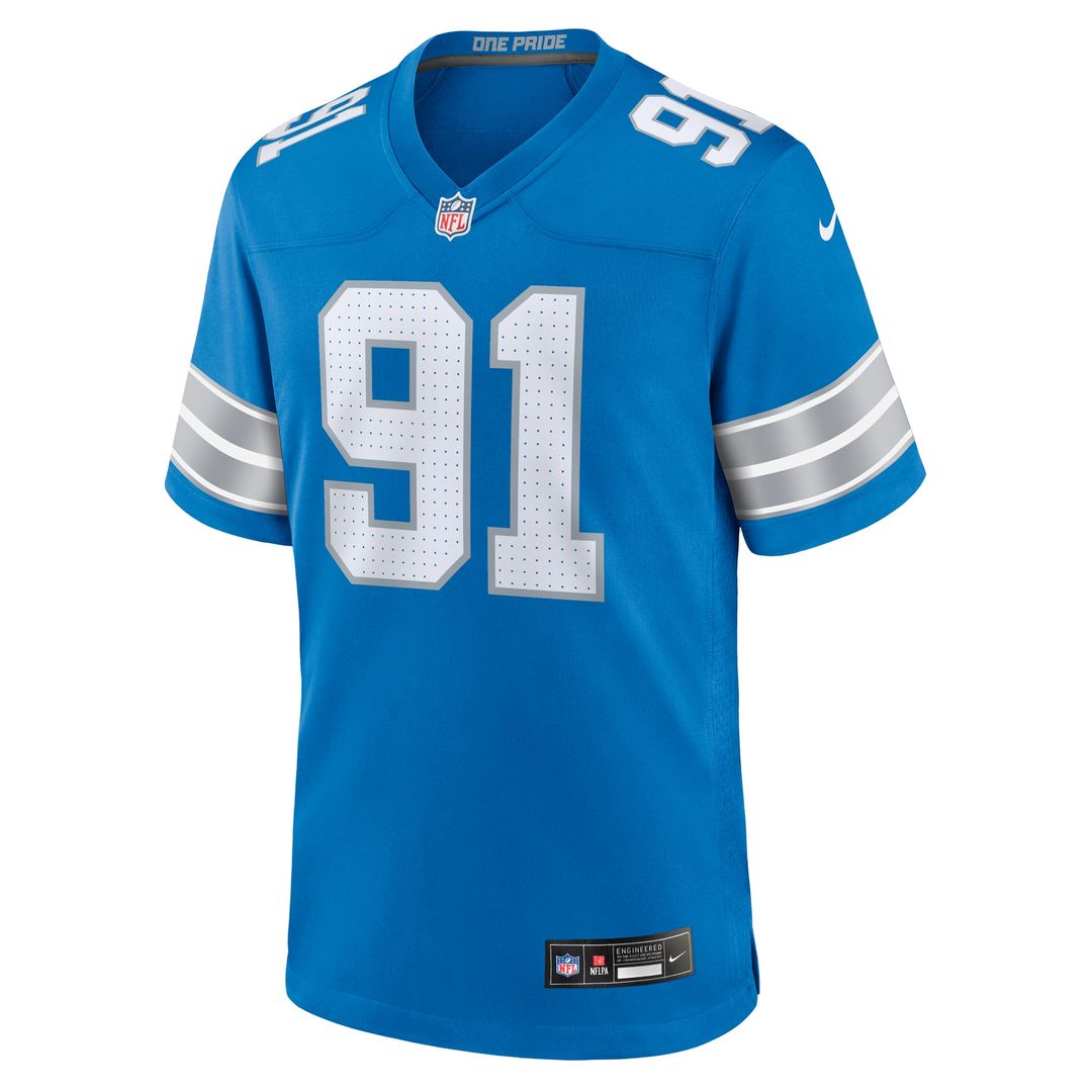 Detroit Lions Tyleik Williams Nike Blue Game Jersey product image 2