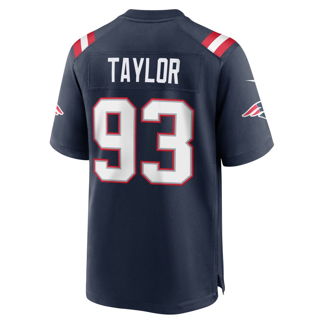 New England Patriots Leonard Taylor Nike Navy Game Jersey product image 5