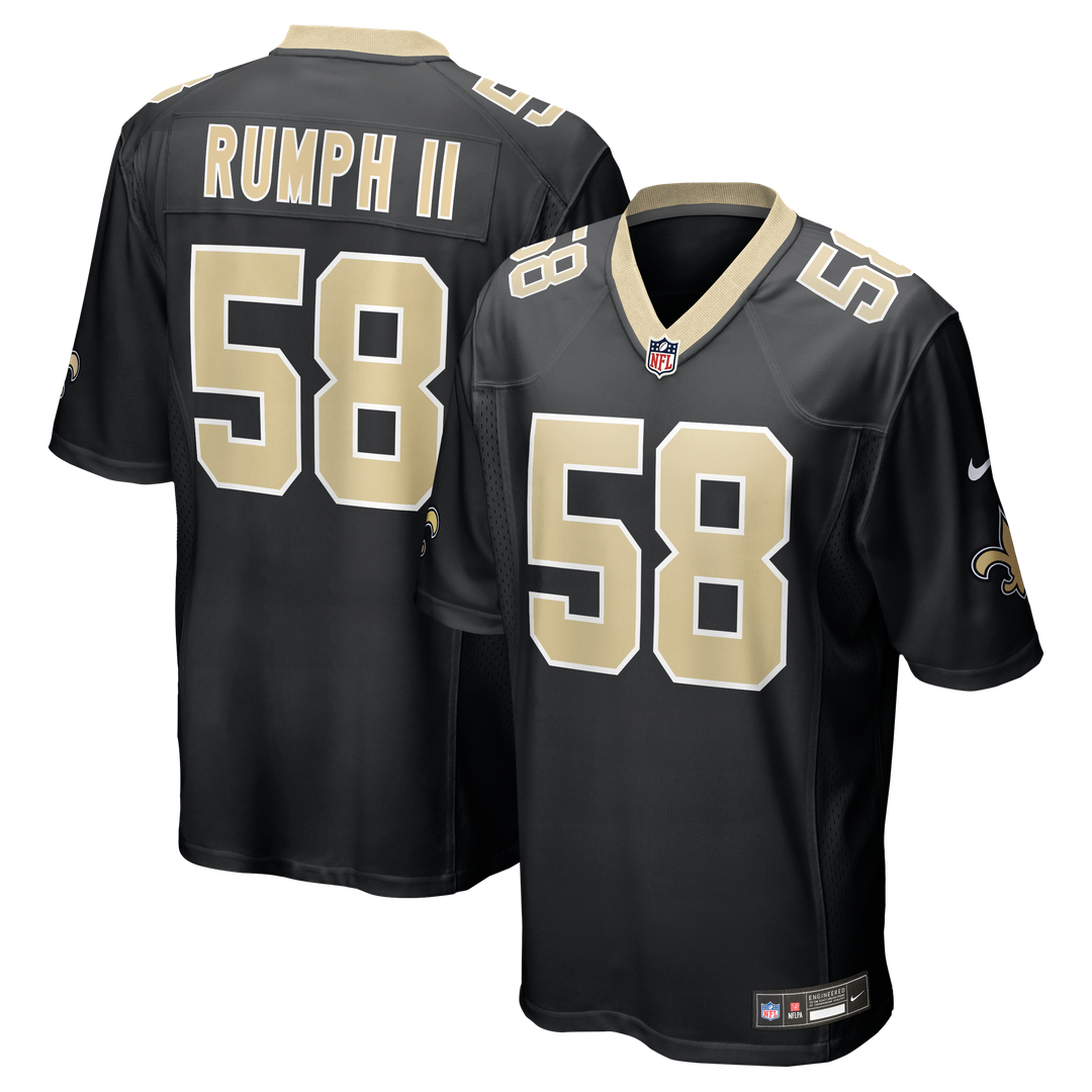 New Orleans Saints Chris Rumph II Nike Black Game Jersey product image 1