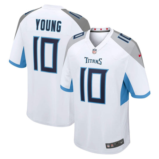 Tennessee Titans Vince Young Nike White Retired Game Jersey product image 1