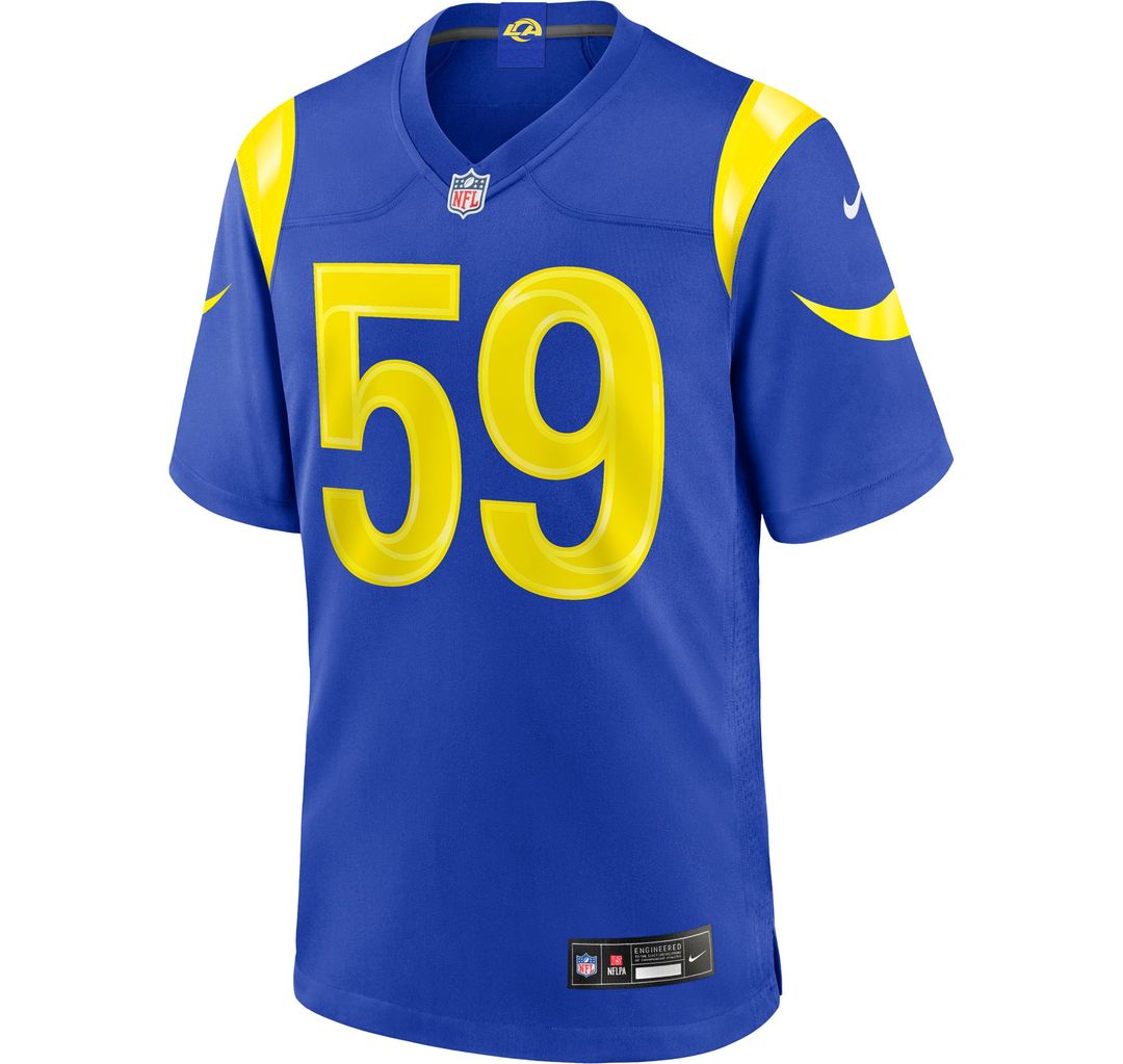 Los Angeles Rams Darryl Peterson Nike Royal Game Jersey product image 2